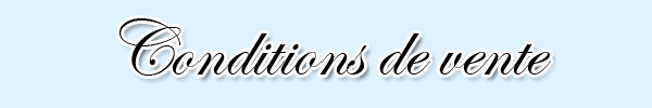 Conditions de vente